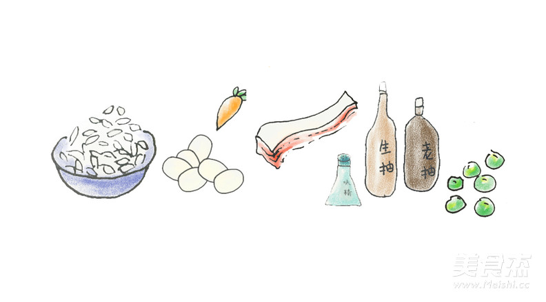 手绘食谱：黄金糯米蛋 把粽子放进鸭子蛋里