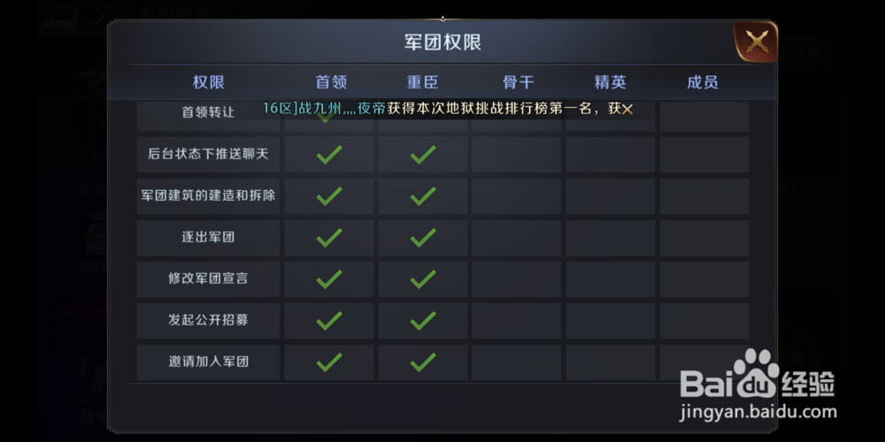 真龙霸业军团攻略