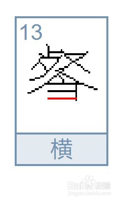 早餐的餐怎么写笔画?