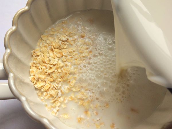 水果燕麦牛奶#10分钟早餐大挑战#