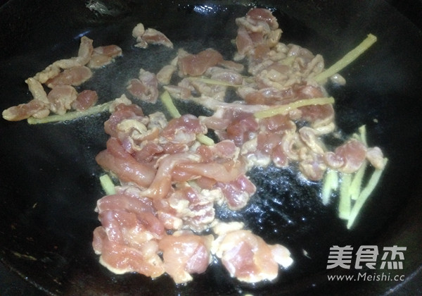 辣椒炒肉丝的做法