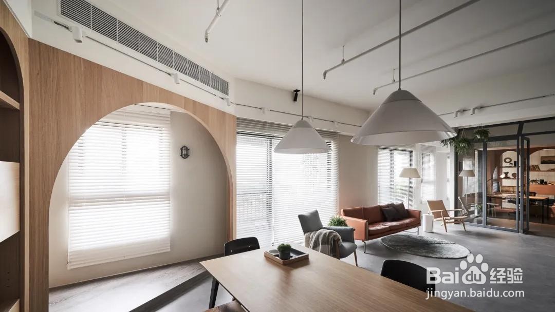 200㎡简约工业风,巧妙的动线与格局