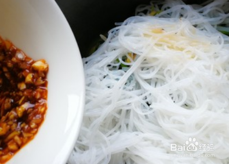 粉丝拌菠菜的攻略