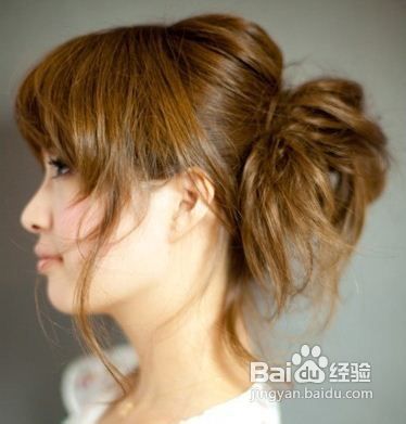 尽显清爽气质的盘发教程