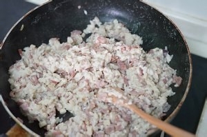 奶油蘑菇培根焗饭