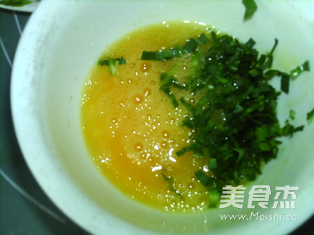 亚麻籽油韭菜蛋饼