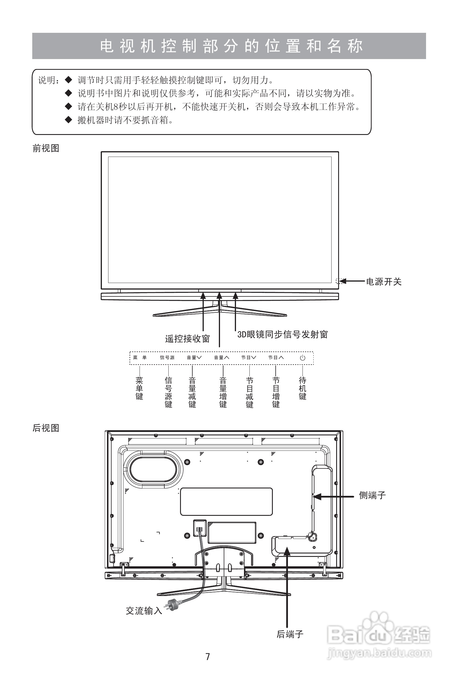 海信LED55XT68G3D液晶彩电使用说明书:[1]