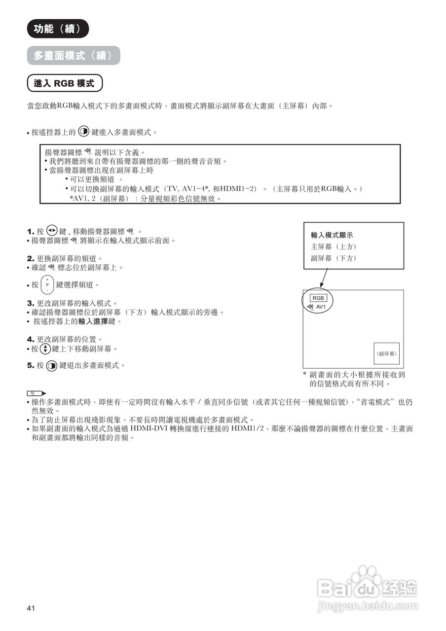 日立牌42PD9800TA型等离子电视机使用说明书:[5]