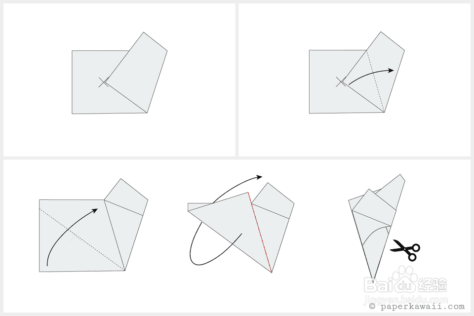 如何制作折纸樱花