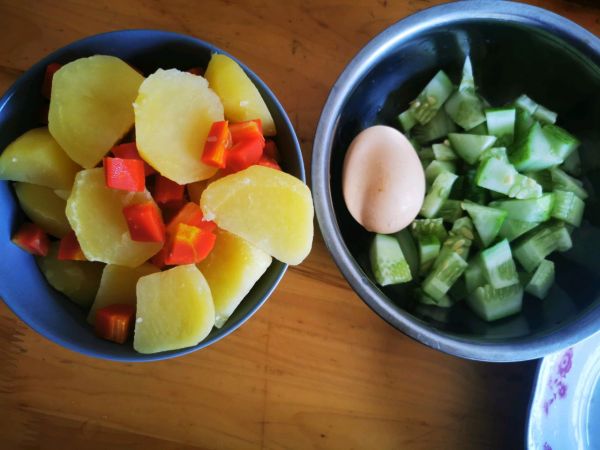 土豆泥蔬菜沙拉