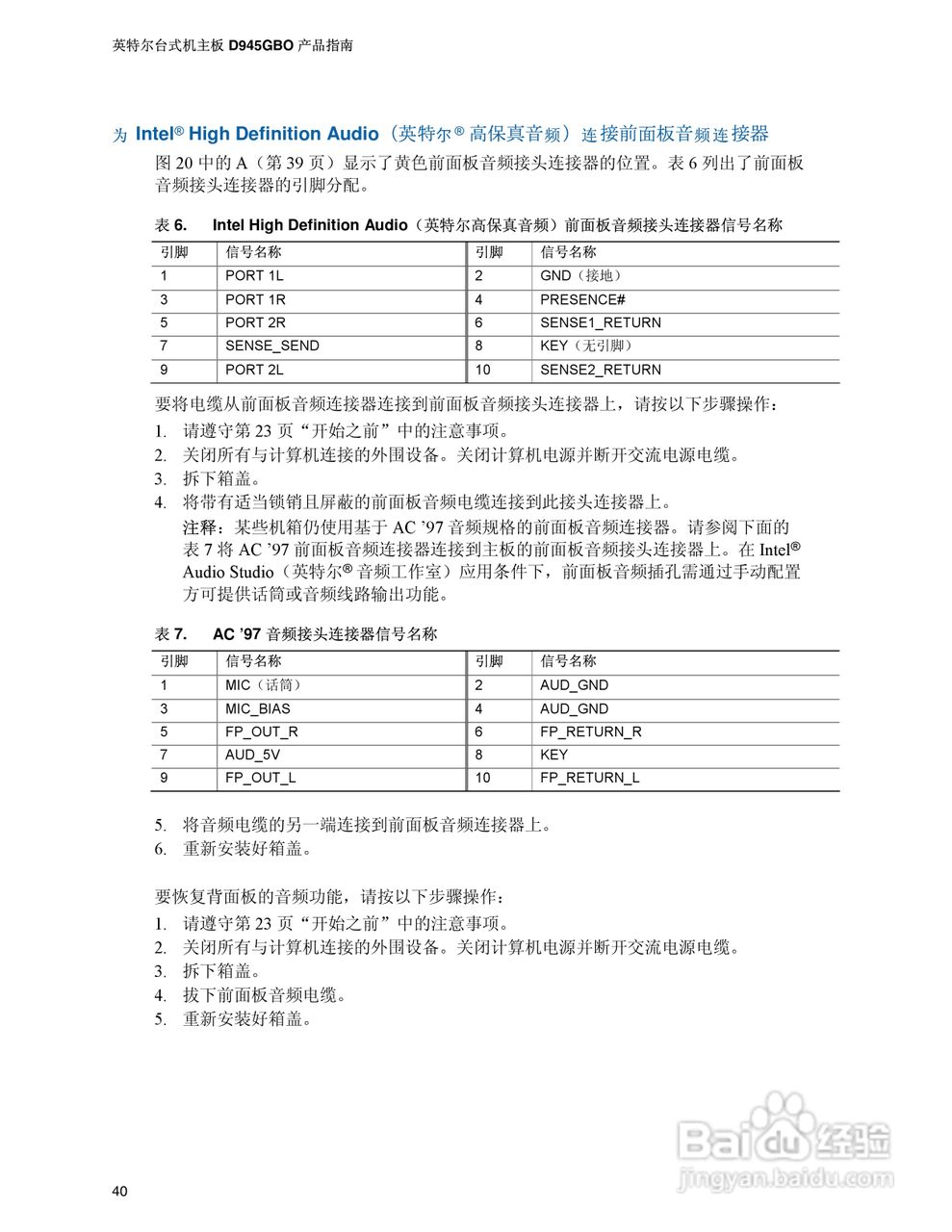 Intel D945GBO主板说明书:[4]