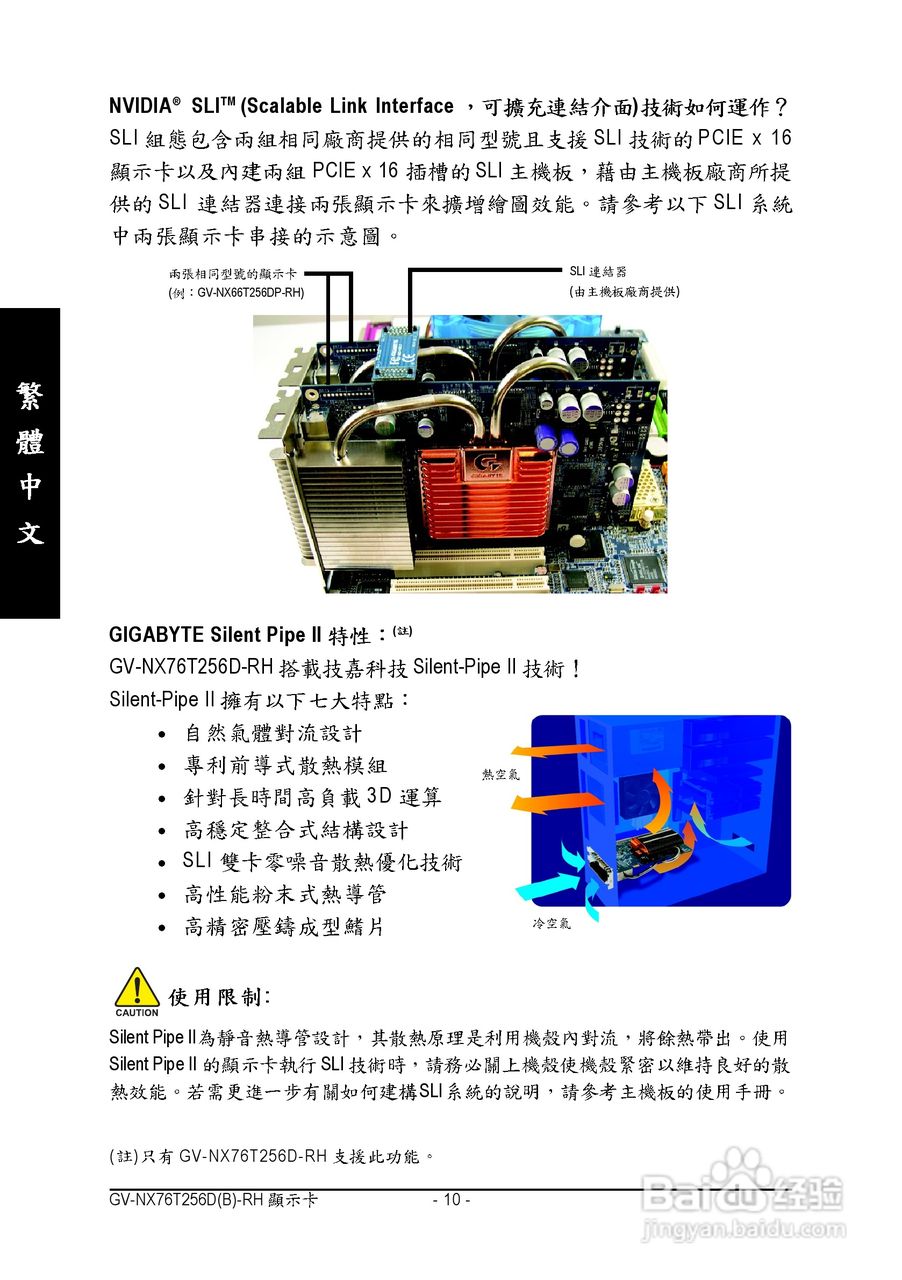 技嘉GV-NX76T256DB-RH型显卡说明书:[1]