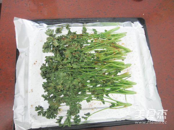 烤香菜的家常做法
