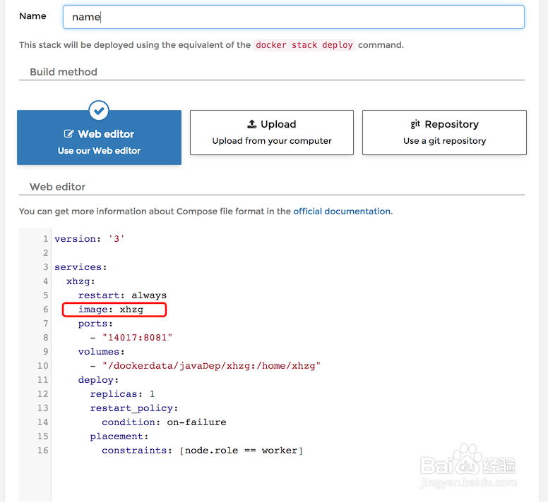 docker swarm 构建运行 springboot