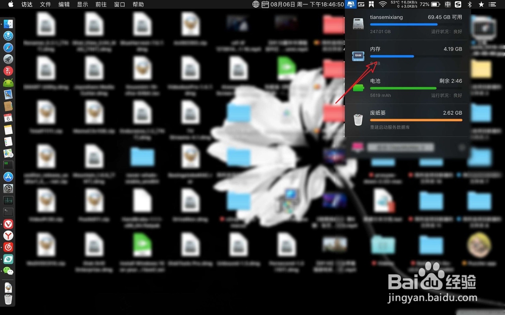 苹果电脑里的内存如何清除