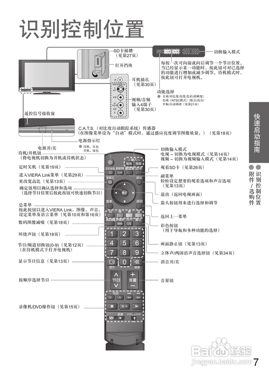 松下TC-37LZ700D液晶彩电使用说明书:[1]