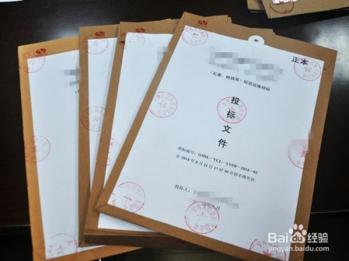 怎样制作标书？