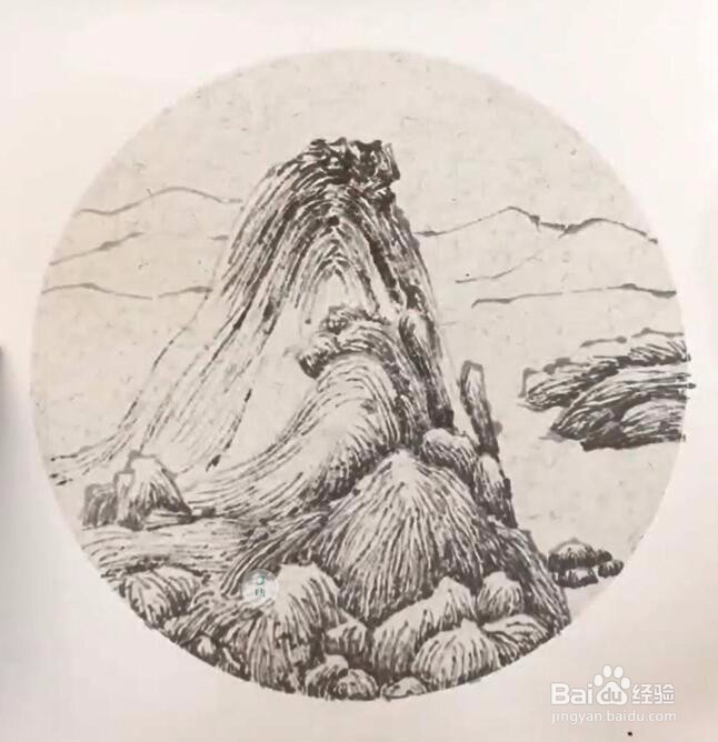 国画淡彩山水教程步骤详解