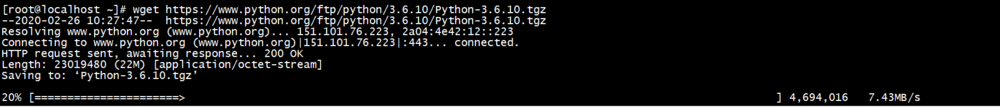 Centos7 安装python3环境方法