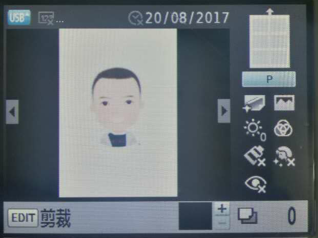 佳能CP1200打印2寸照