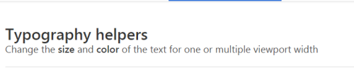 Bulma修饰符新功能Typography helpers功能简述