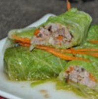 【年夜饭】2013年吉祥年夜饭如意白菜卷的做法