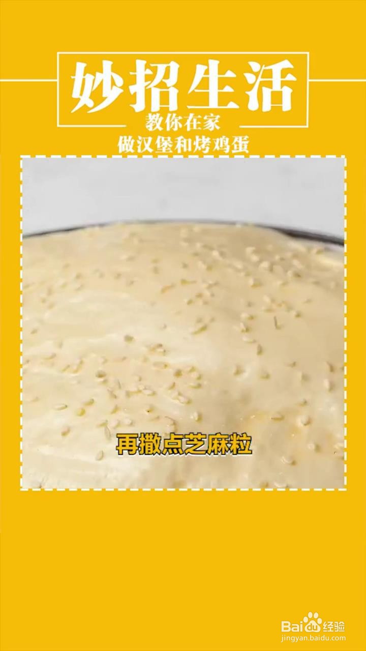 如何在家做汉堡和烤鸡蛋？