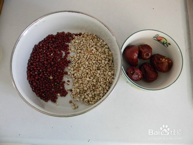 花样主食——薏米红豆红枣粥
