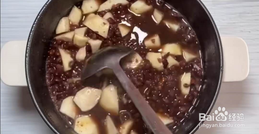 怎样制作桂花红豆芋头汤