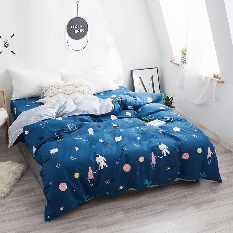 10款高密透气的纯棉印花被套