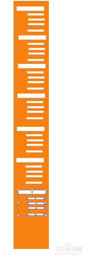 ai绘制一把卡通尺子