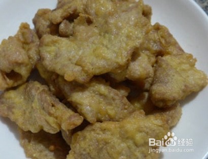 油炸里脊肉的做法