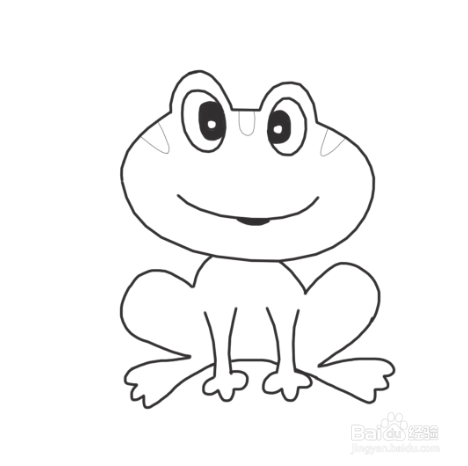 动物简笔画:青蛙