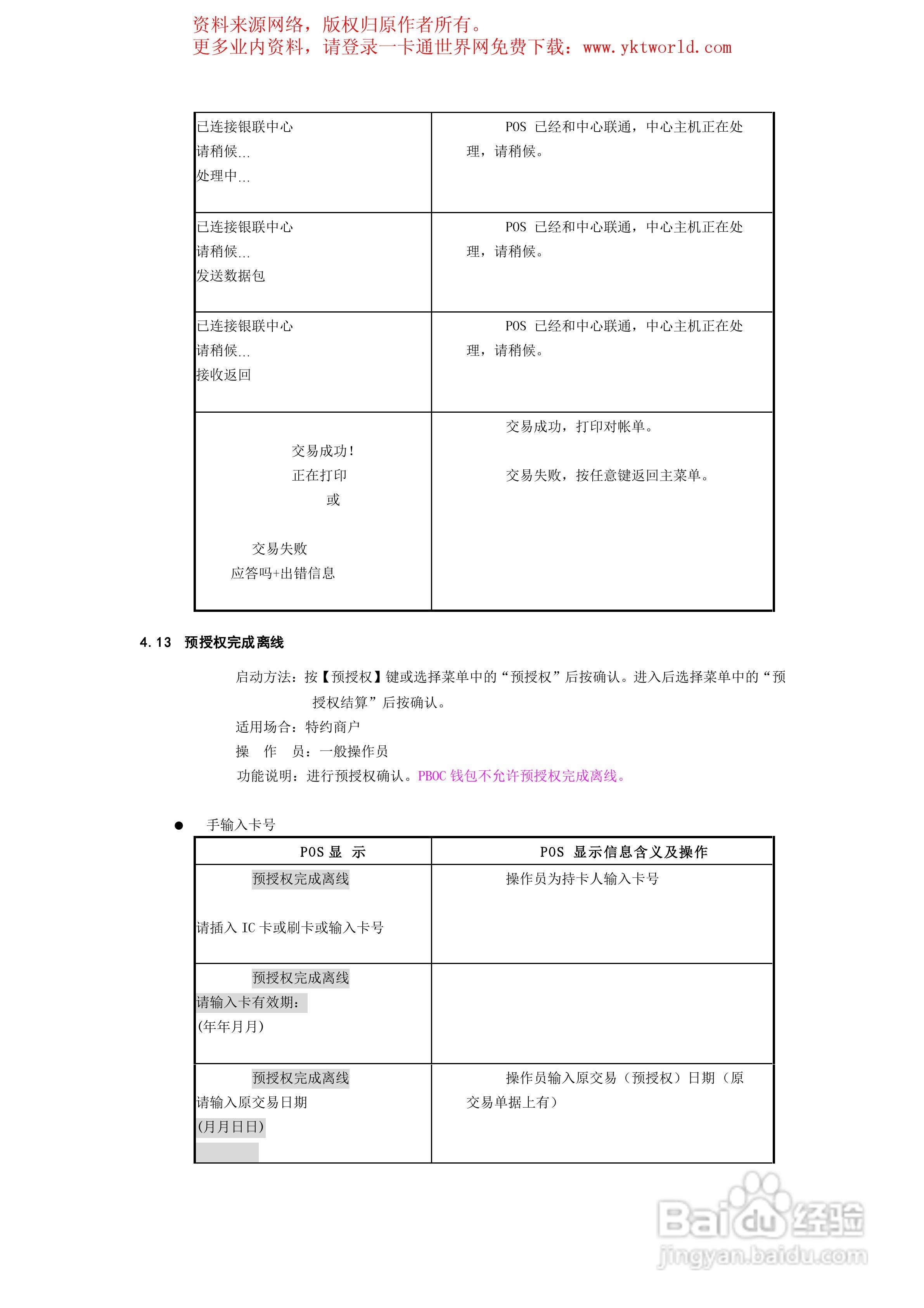 联迪银联卡32位POS终端操作手册:[4]