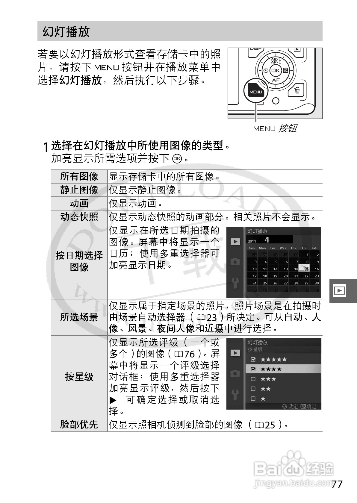 尼康Nikon 1 V1数码相机使用说明书:[10]