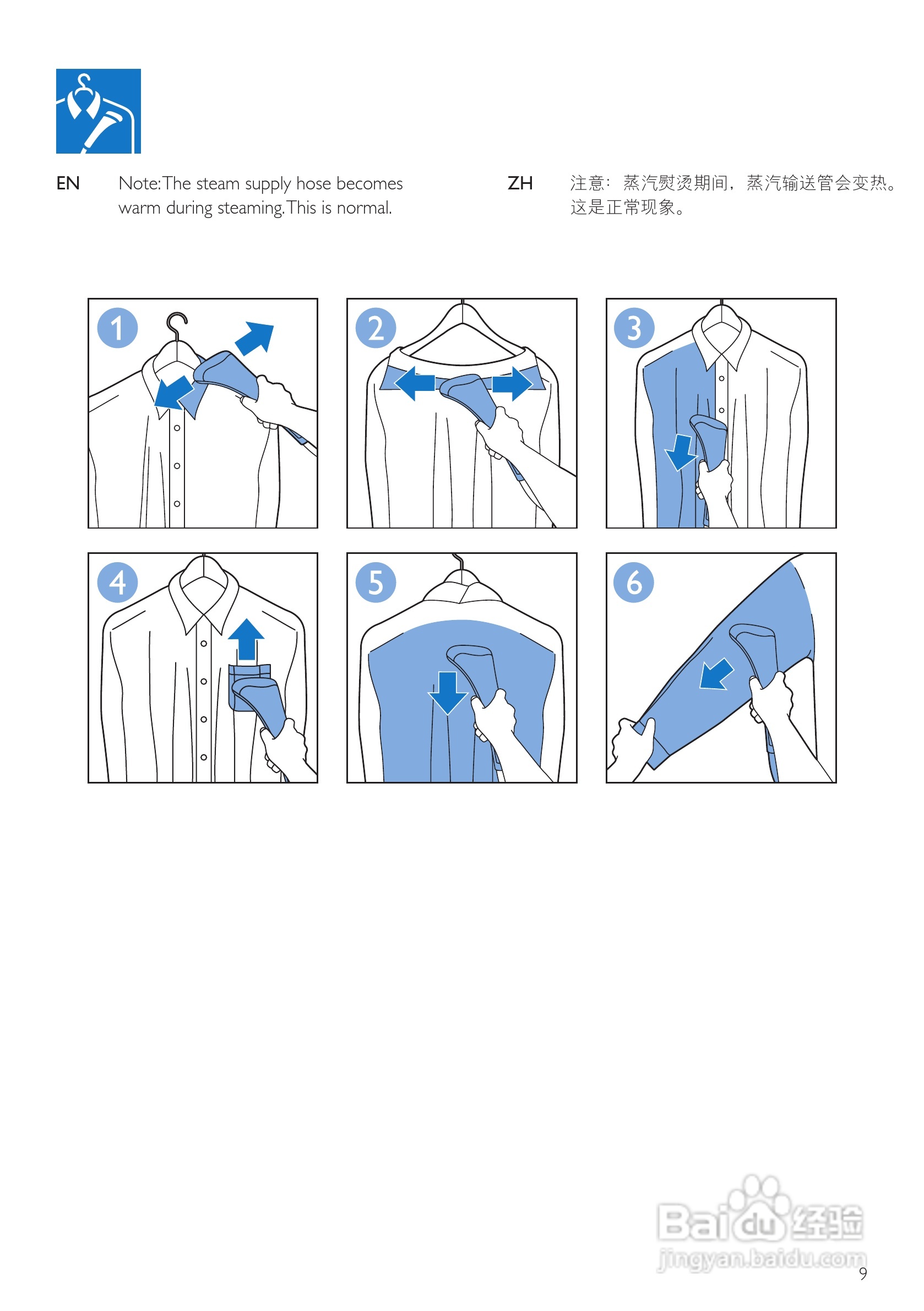 PHILIPS GC550挂烫机用户手册