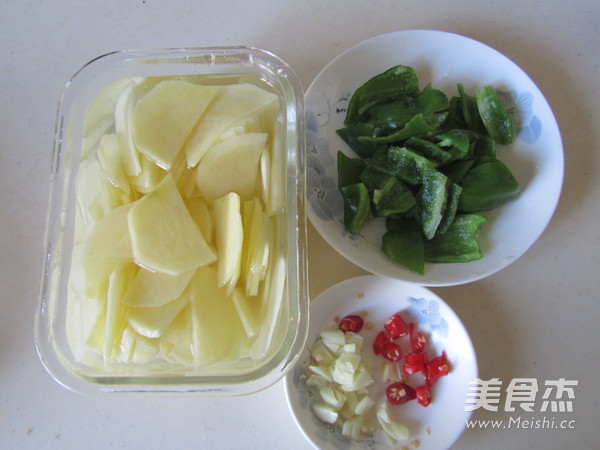 青椒炒土豆片