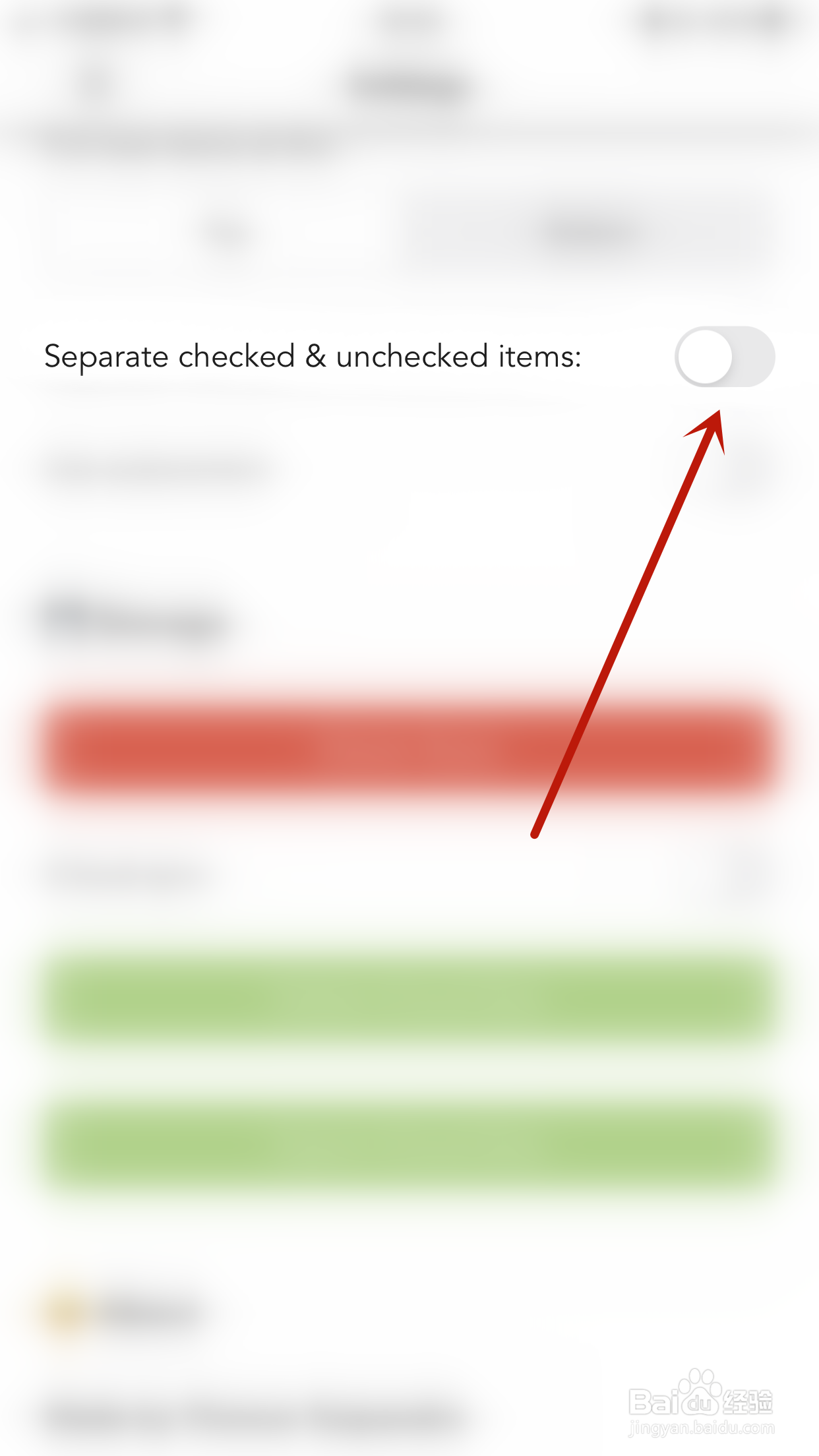 如何开启List To do Separate checked