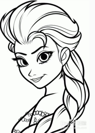 如何画《冰雪奇缘》中的艾尔莎公主