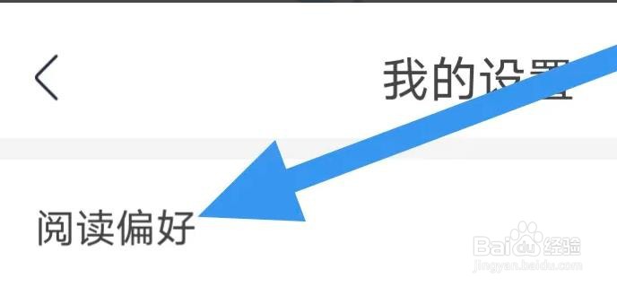 翻阅小说APP是怎么设置阅读偏好选项的