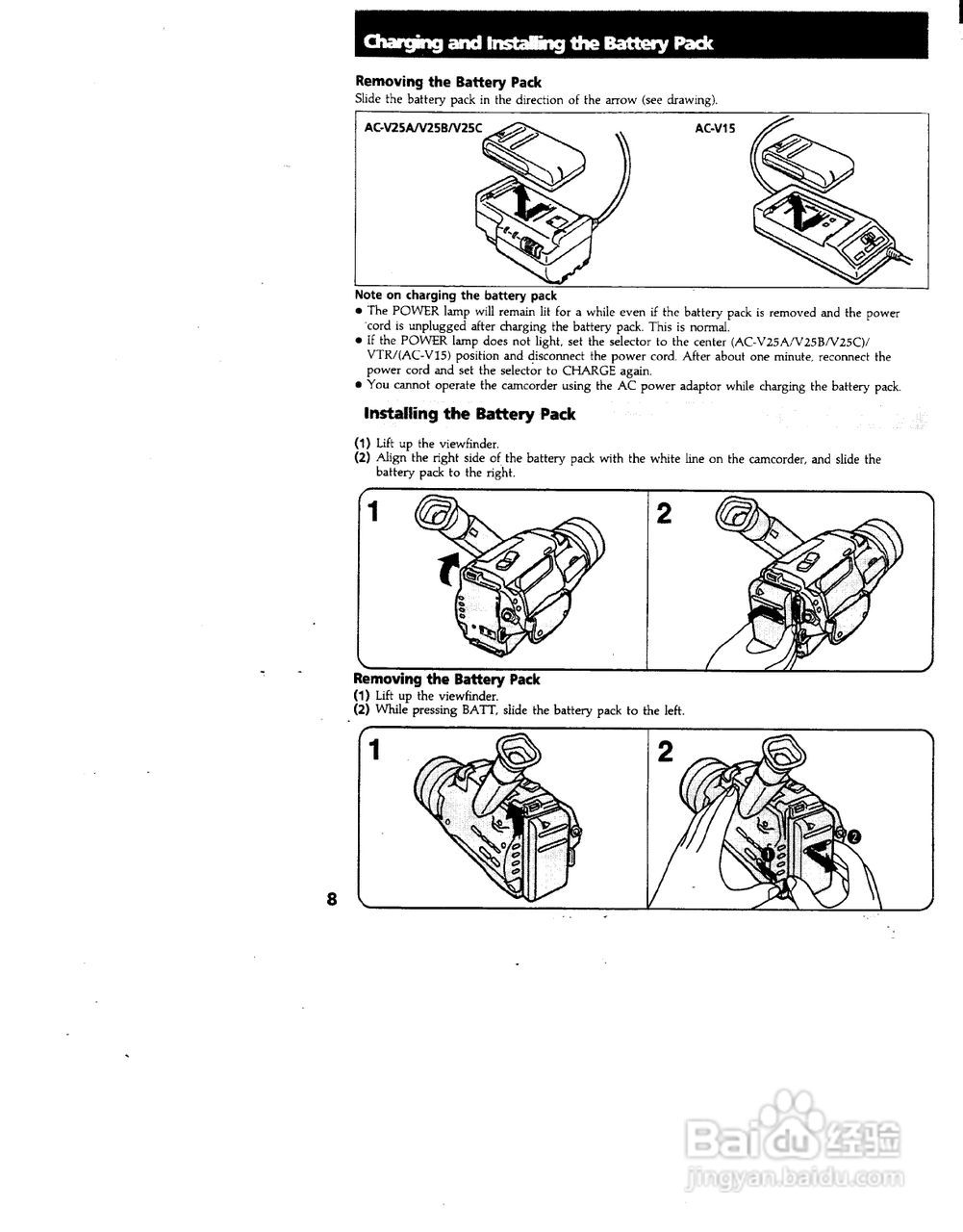 索尼CCD-FX340模似摄像机说明书:[1]