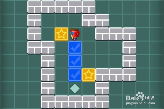 逻辑箱子手游第一关怎么通关