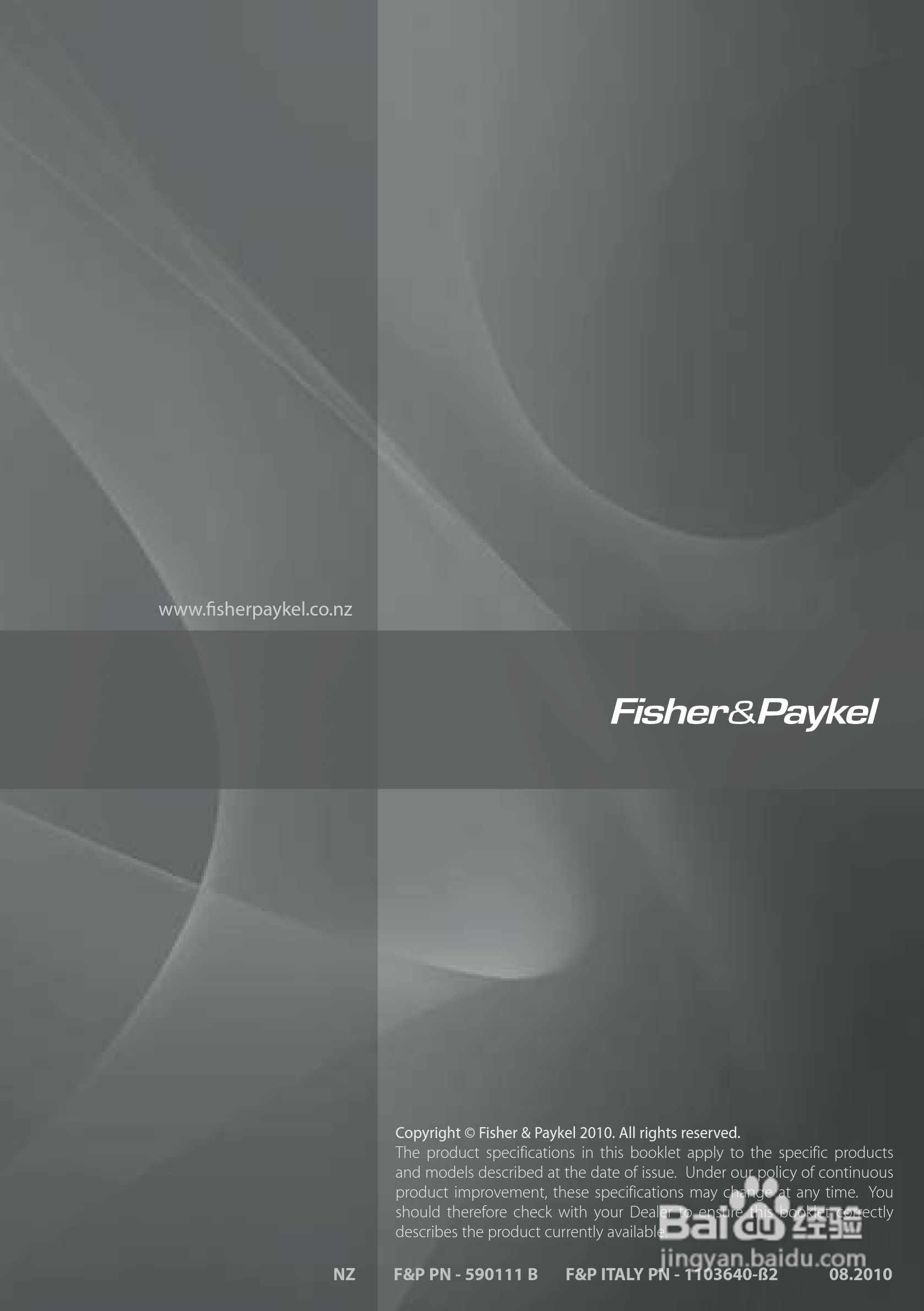 斐雪派克OR61S8CEWSW2多功能电炉说明书:[2]