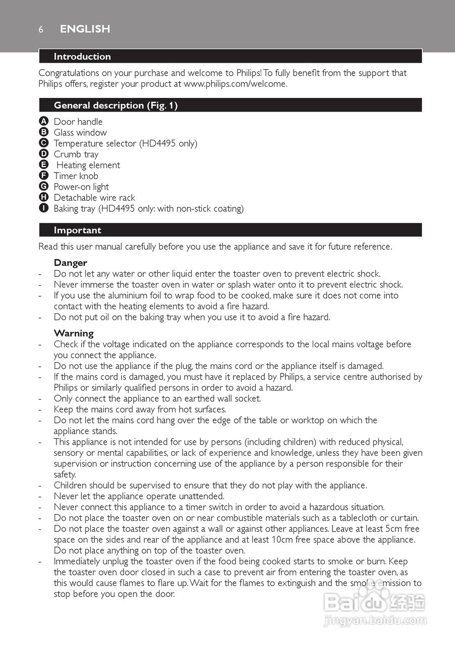 Philips HD4493烤箱用户手册:[1]