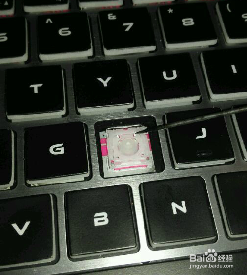 如何拆卸雷神911系列键盘换背光