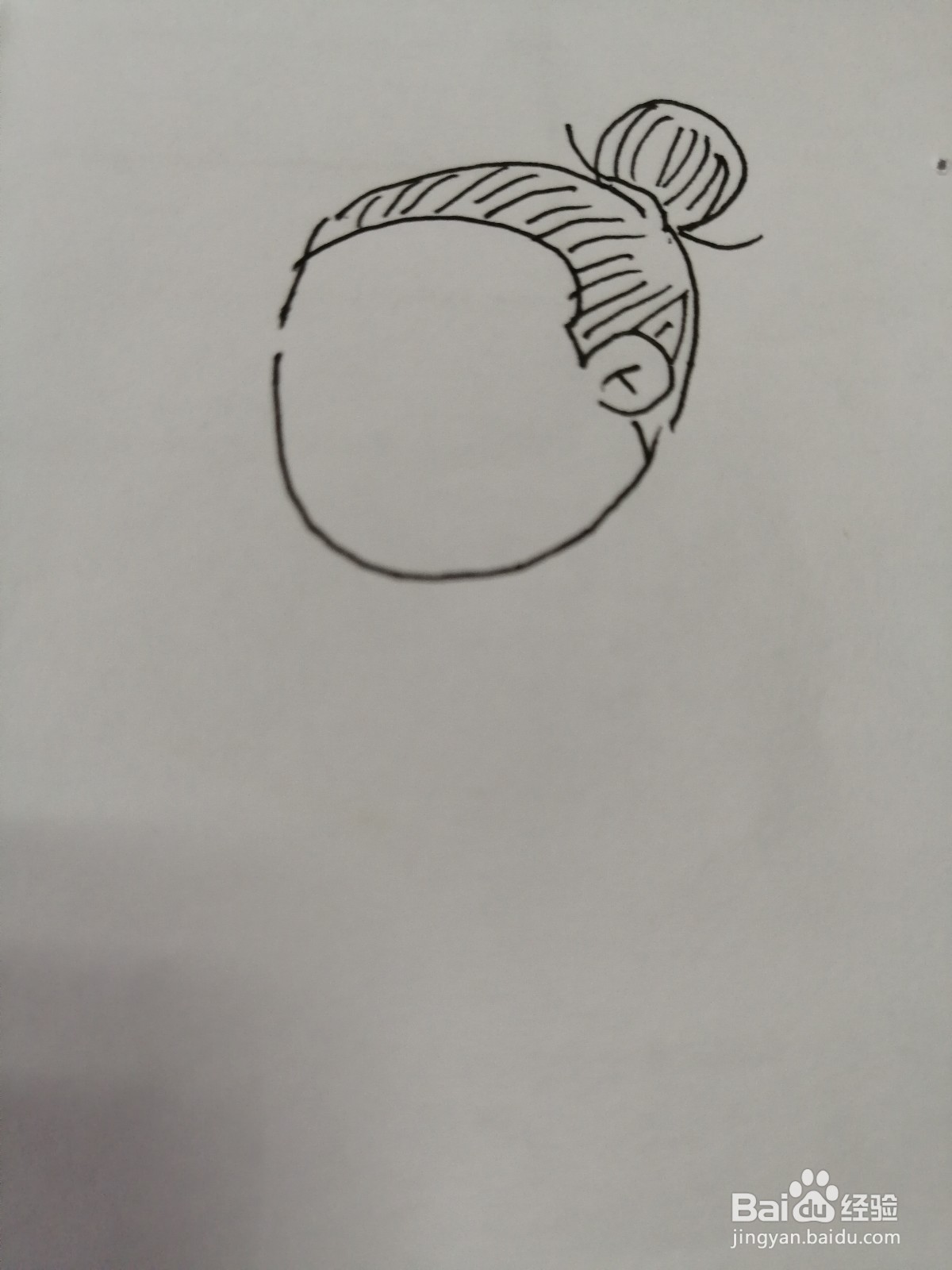 简笔画老奶奶怎么画