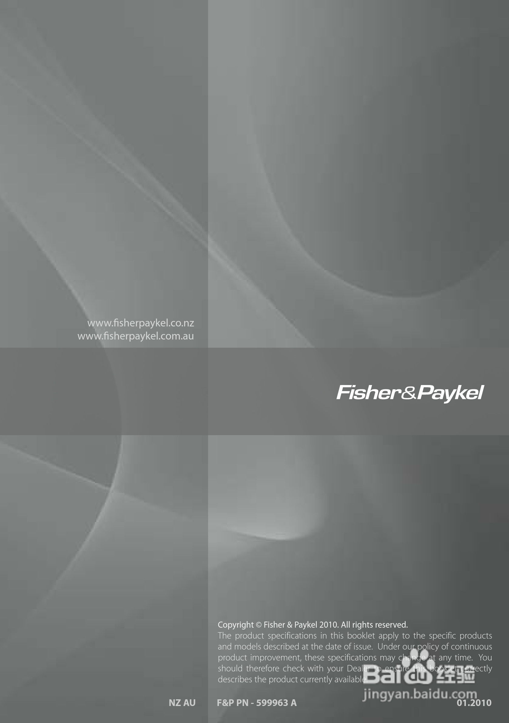 斐雪派克OB76SDEPX2嵌入式烤箱说明书:[3]