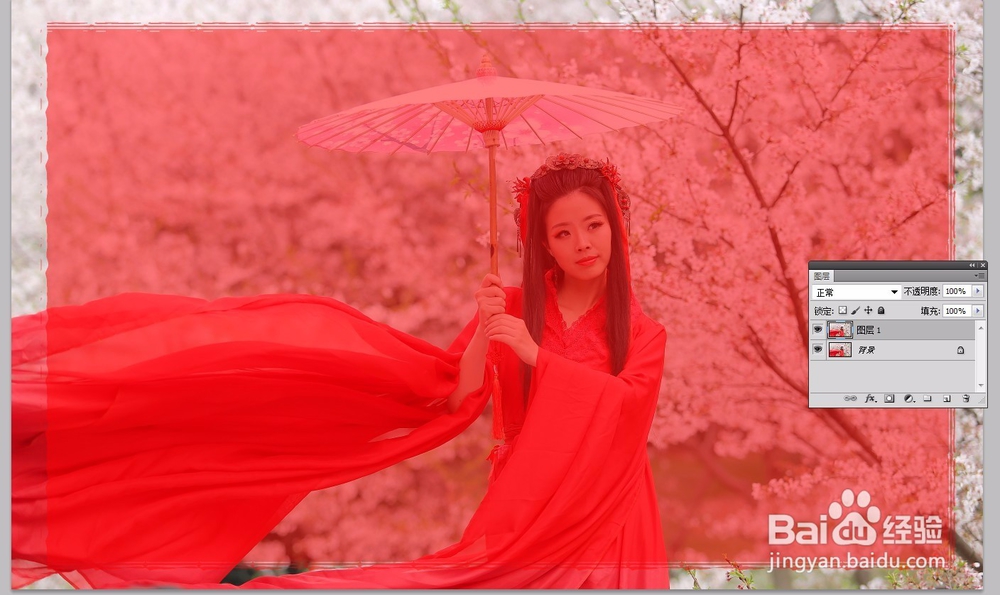 ps教程--制作小花边框