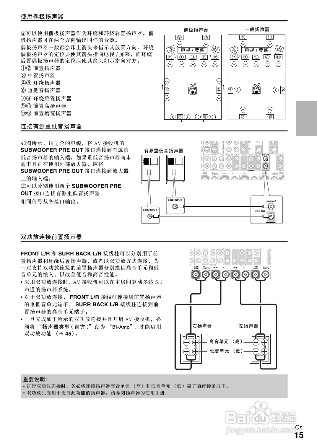 安桥TX-NR808接收机使用说明书:[1]