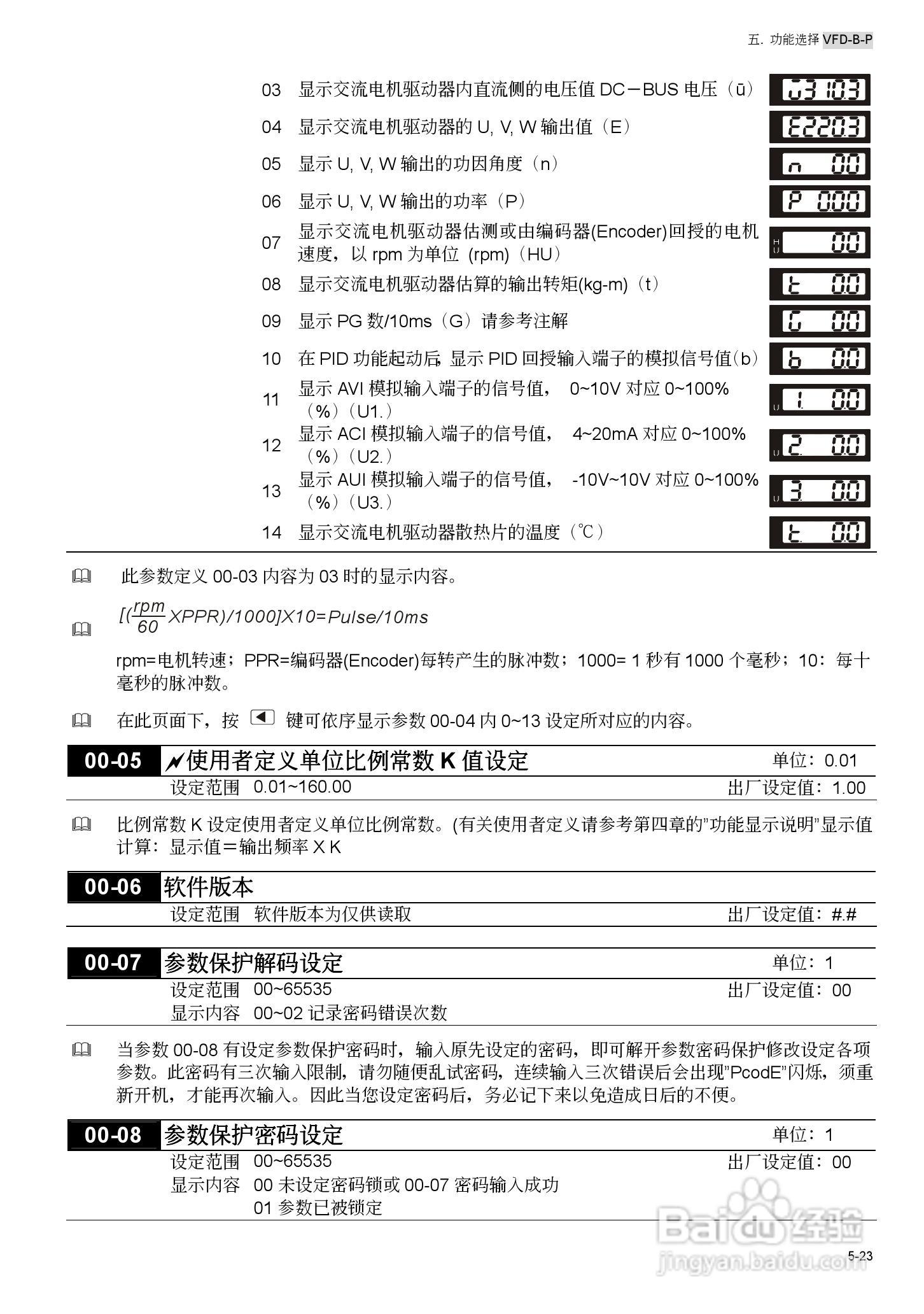台安VFD450B43W-P变频器使用手册:[9]